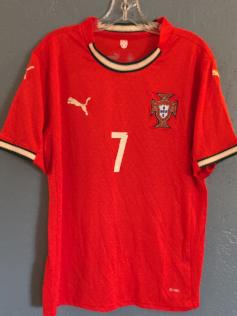 Ronaldo 25 26 Puma Men's Portugal Red Football Jersey No.7